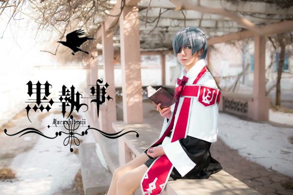 

новый черный дворецкий kuroshitsuji ciel phantomhive косплей церковный хор костюм хэллоуин костюмы для женщин мужчин на заказ любого размера, Black
