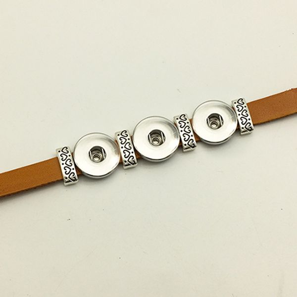 

Hot Sale Leather snap button Bracelet BT231 (fit 18mm 20mm snaps) party dress jewelry DIY