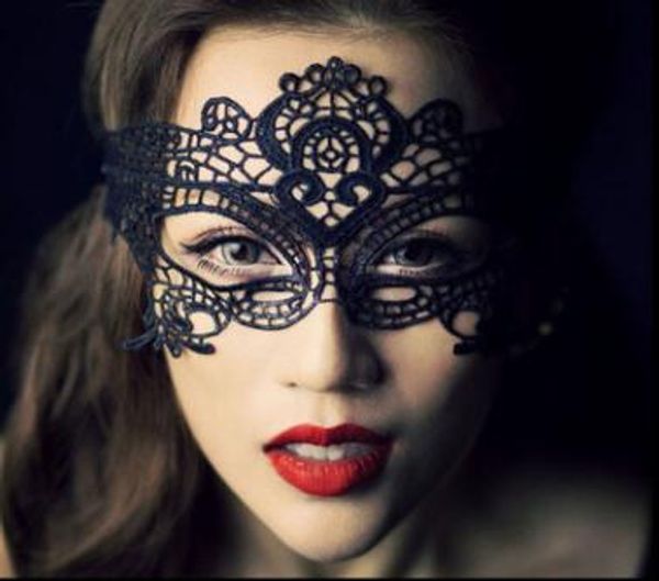 Новая мода Sexy кружева партии маски женщины дамы девушки Хэллоуин Xmas косплей костюм Маскарад танцы Валентина половина маска для лица