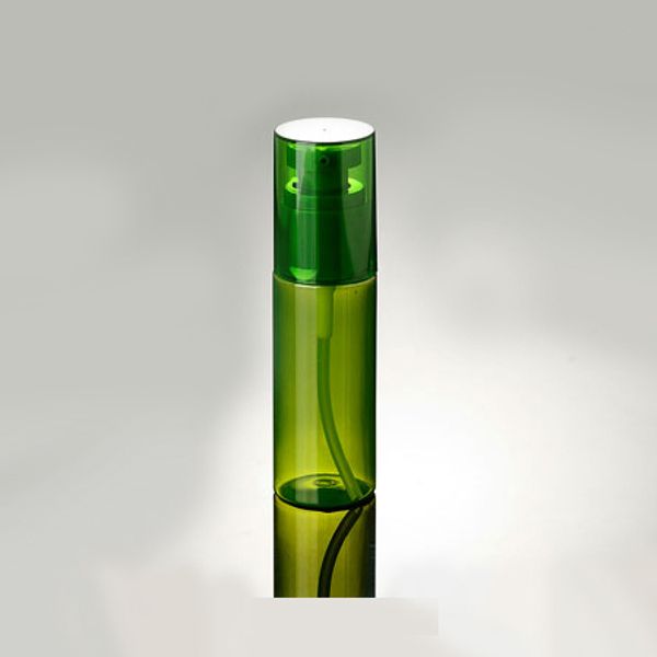 

50ml Green Refillable Plastic Makeup Bottle Pump Latex Lotion Bottle Travel Cosmetic Containers Lady Favor 20pcs/lot