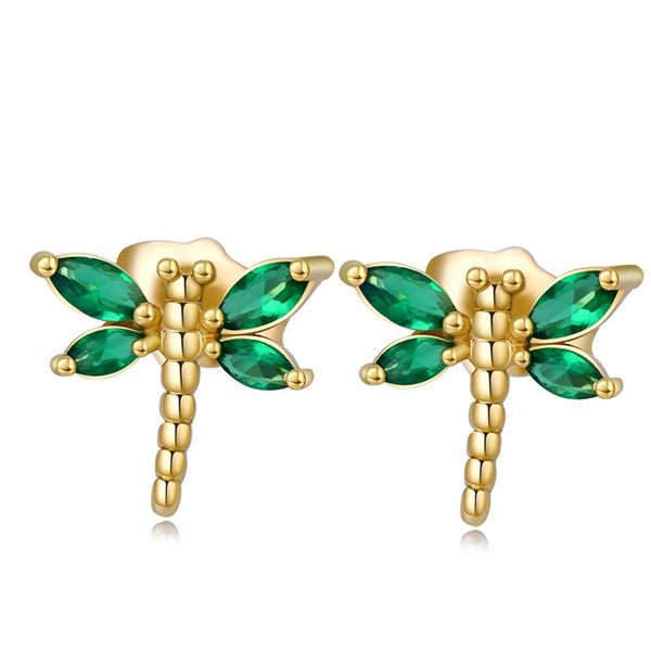 

animal shaped 18k gold filled children/girls lovelry stud earrings, Golden;silver