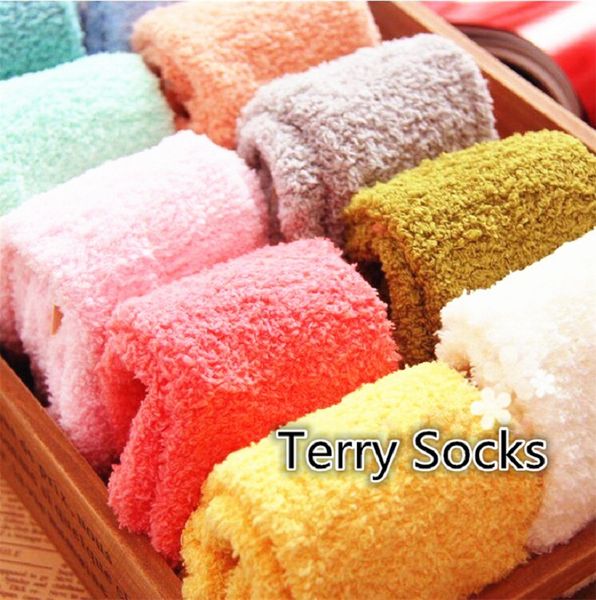 

women coral velvet casual sports ankle socks cotton soft low cut breathable towel socks 120pcs b0472, Black;white
