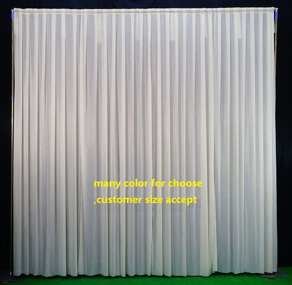 

background drop wedding party stage celebration background satin curtain drape pillar ceiling backdrop marriage decoration veil wt031