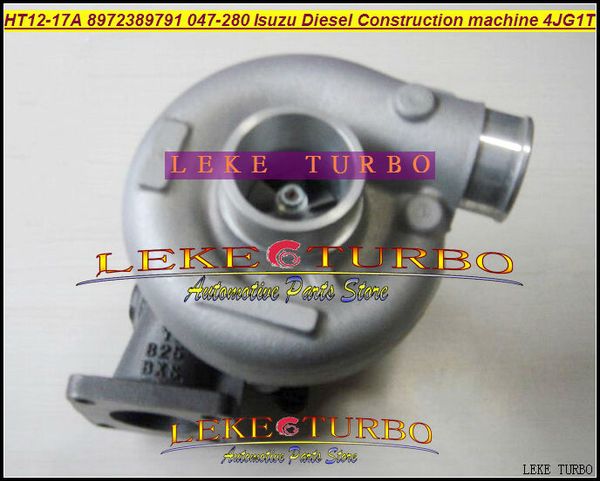 HT12-17 HT12-17A 047-278 8972389791 Turbo Turbocompressor Para ISUZU Máquina de Construção de Empilhadeira EET0007 4JG1T 4JG1 3.1L