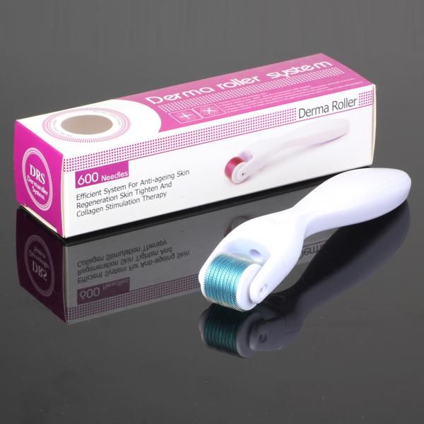 Professioneller Derma-Roller, niedriger Preis, 600 Nadeln, Dermaroller, Mikronadel, Derma-Hautroller, Hautverjüngung, Anti-Aging, mit 10 Größen optional