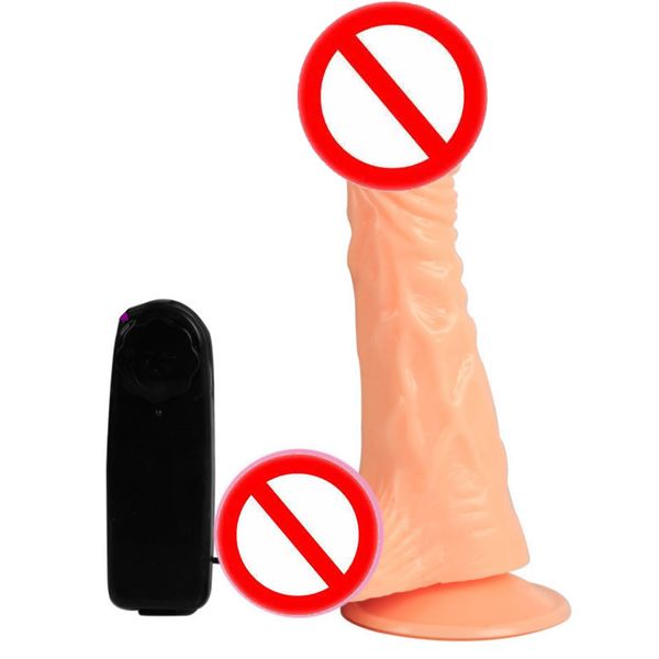 

Vibrating Penis Sex Toy Silicone Large Dildo Dongs Penis Cock With Suction Cup Base Vibe Waterproof Free Bending Multi Speed B0106014