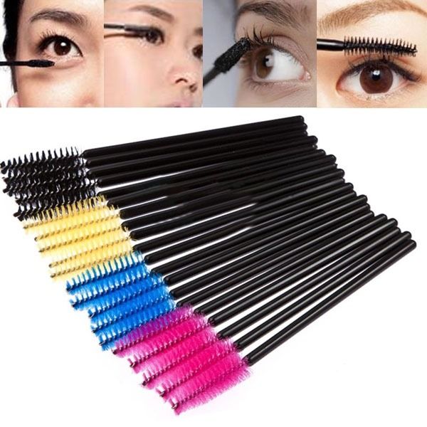 

wholesale- 50pcs disposable eyelash brush mascara wands applicator makeup cosmetic tool