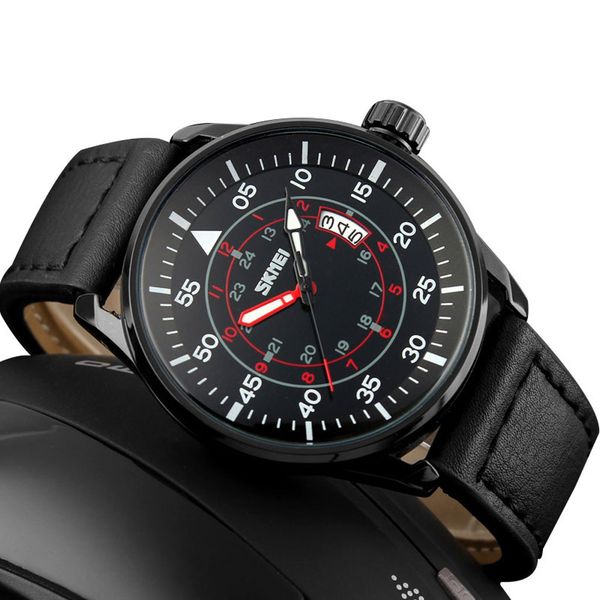 

skmei brand watches for men new design accurate fashion men water resistant sports watches quartz fashion dress wristwatches ing, Slivery;brown