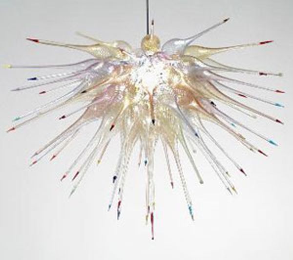 

бесплатная доставка цвет / размер индивидуальные ce / ul сертификат элегантный потолочный светильник ручной выдувное стекло