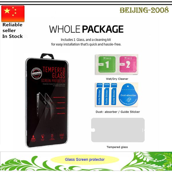 

for iphone 6s 6s plus samsung galaxy s7 s6 tempered glass screen protetor anti-fingerprint for iphone 5 note5 paper package 010270