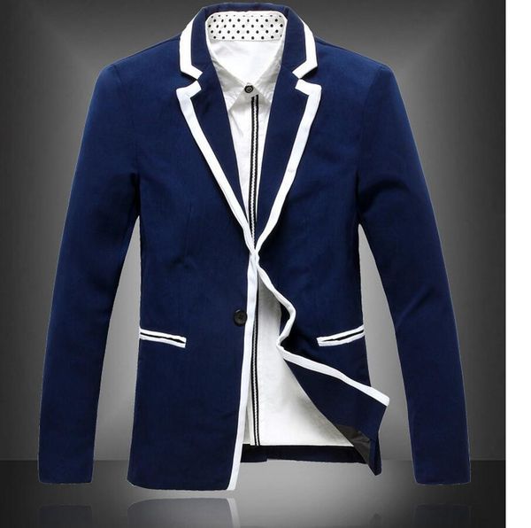 

wholesale- new arrival men jacket fashion designs casual men business suit jacket mens fashion slim fit coat, White;black