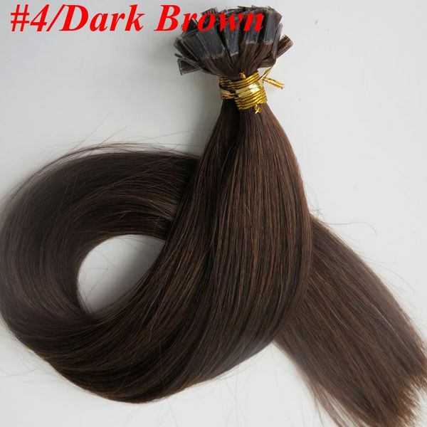 Pre Bonded Flat Tip Hair Extensions 100g 100strands 18 20 22