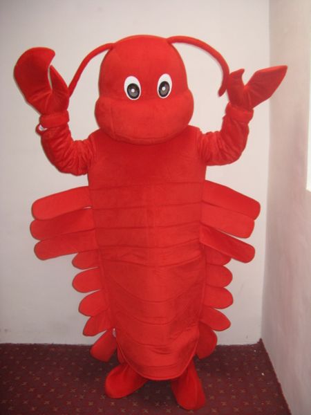 

red lobster mascot costume size ing, Red;yellow