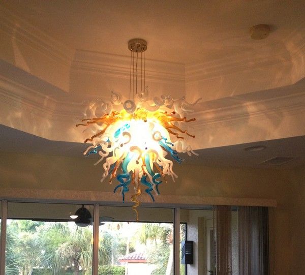 

color/size customized ce/ul certificate fashionable style multi coloured chandelier modern pendant lamps on sale