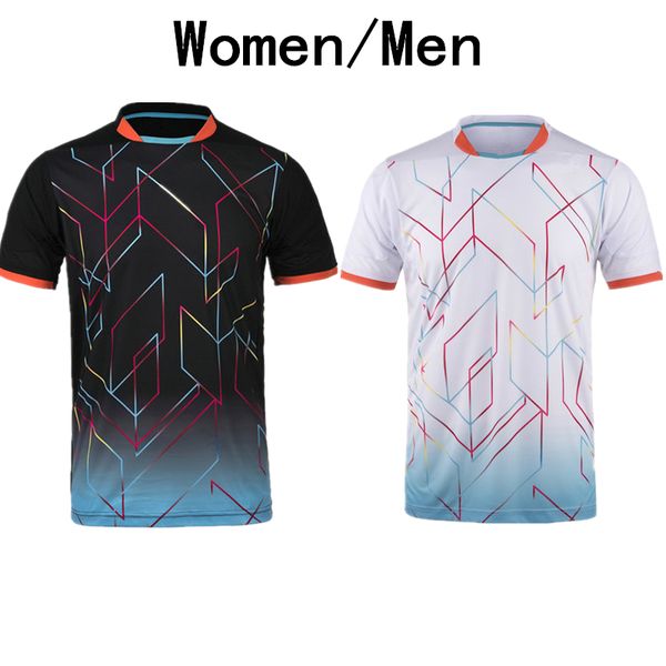 

lin dan new badminton wear short sleeved shirts men / women tennis t-shirt sweat absorbent breathable sports clothes, White;black