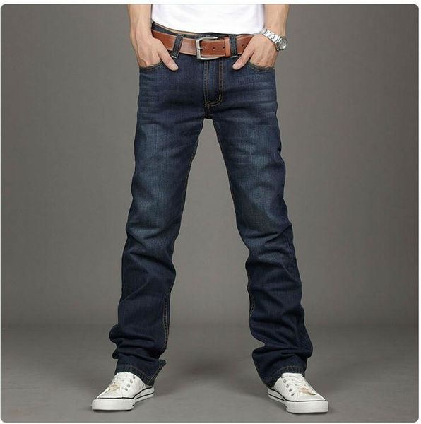 

wholesale-2016 new fashion brand famous mens designer jeans blue korean version warm thicken cotton denim trousers for man big size:28-38