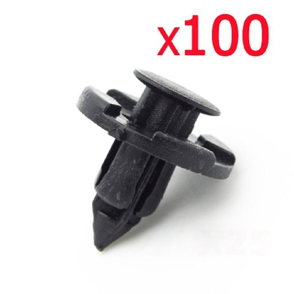 

partsam 8mm plastic rivet fastener mud flaps fender push clips for nissan