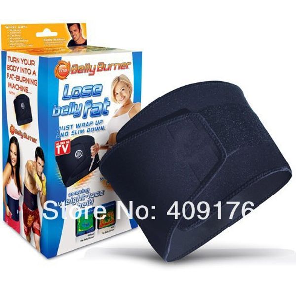 

wholesale- slimming belly shaper neoprene sweat calorie burner relaxation bodybuilding waist belt body weight loss wrap waist cinchers, Black;white