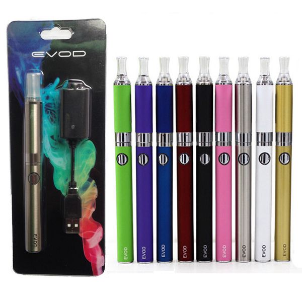 

EVOD MT3 блистерная упаковка комплект MT3 распылитель EVOD 650mAh 900mAh 1100mAh батарея 510 резьба E сигарета kis