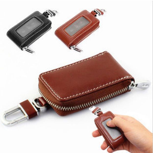 

universal key wallet cover keyrings key bag auto leather key cover for vw kia bmw subaru ford skoda