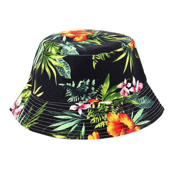 

wholesale-women floral sun hat, design summer beach flower canvas boonie fisherman hats,sun protection fishing bucket hat cap for girl, Blue;gray