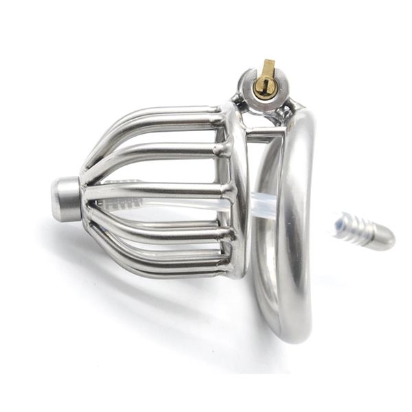 

steel lock new cage a260 304 curved cock chastity device stainless toys lock qkjnk