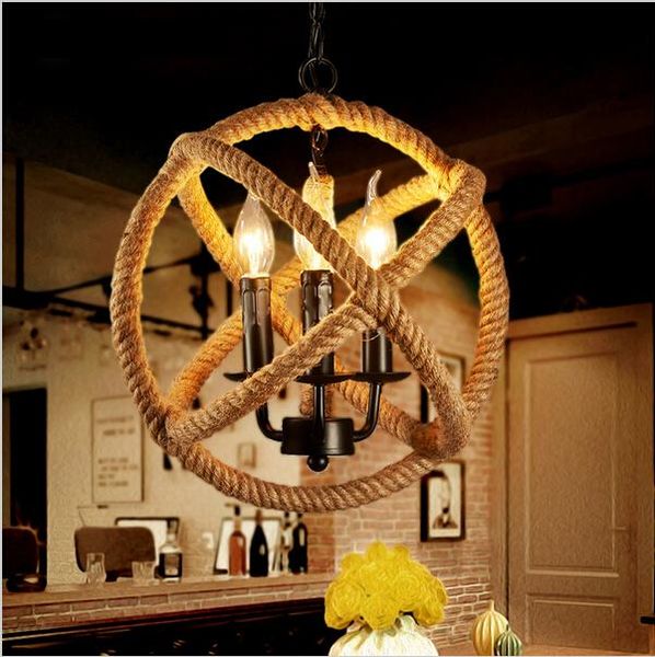 

led retro rope pendant lights edison lighting fixtures lustre industriel iron loft antique diy e27 art spider restaurant lighting