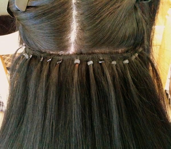 Indian Hair Micro Bead Hair Weft Ez Hair Weft Human Hair
