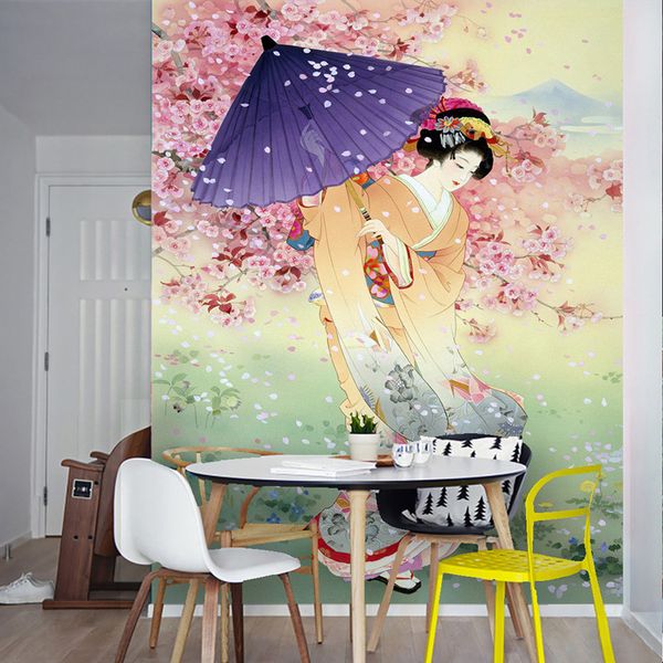 

Sakura tree wall mural cu tom 3d wallpaper for wall umbrella gei ha photo wallpaper bedroom hallway japane e re taurant wall covering home