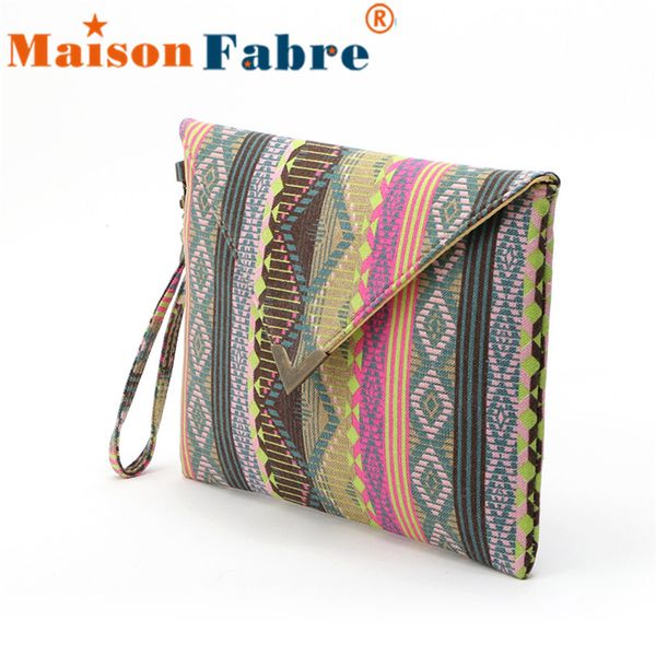 

brand new bolsa feminina clutch women envelope handbags purse tote ladies canvas embroided bag