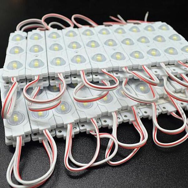 5730 3leds Enjeksiyon LED modülü lensli, 160 adet, saf beyaz 12V IP65 Anti-Fire Abs LED modülü