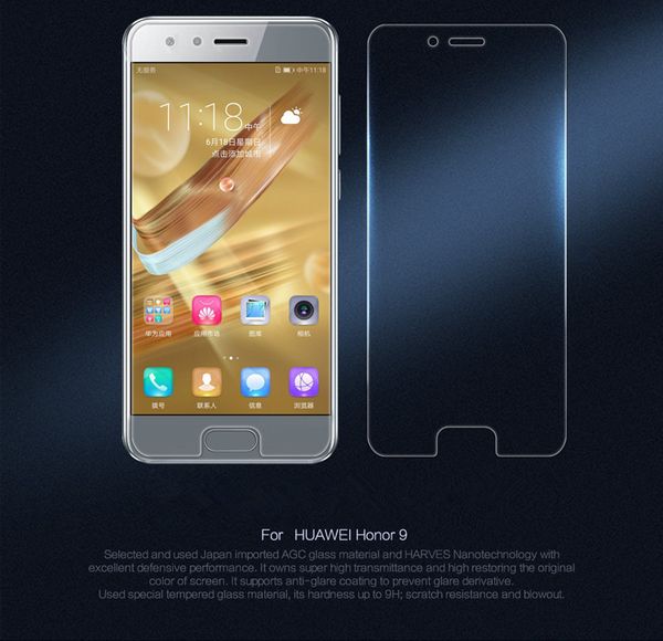 

Премиум Закаленное Стекло Протектор Экрана Для Huawei Honor 9 Honor 10 Закаленное Защитная