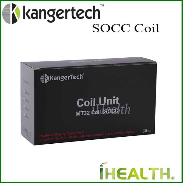 

Kanger SoC замена катушки головки для Kangertech Protank 2 мини EVOD форсунки аутентичные MT32 катушки головки с японским органическим хлопком