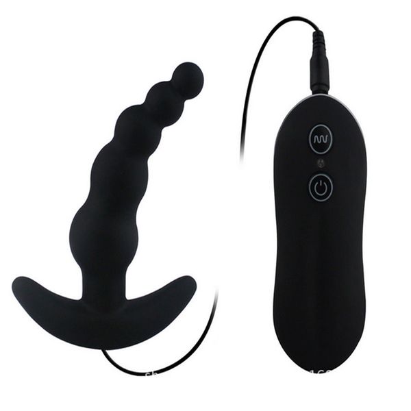 Coppia Love Anal Plug G-Spot Stimolazione Prostata Vagina Vibratore Massager #R410