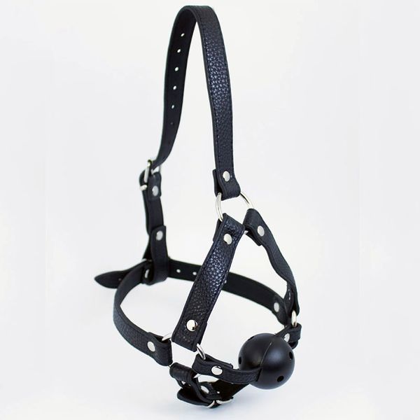 

black for sexuelstoys fun game bondage gay sm fetish gag harness adults stimulus leather open mouthjouets alternative ball se faod