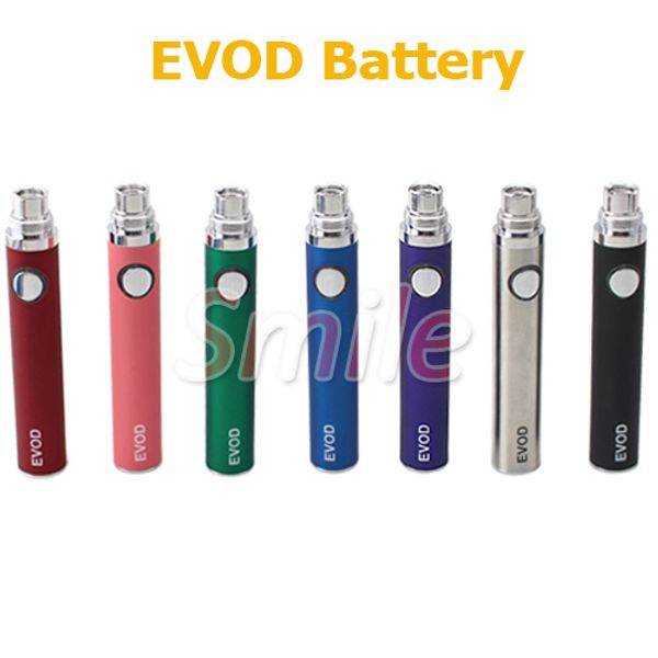 

EVOD Аккумулятор 650mAh 900mAh 1100mAh 3 цвета Индикатор питания EVOD MT3 Аккумулятор эго Аккумулятор высокого качества