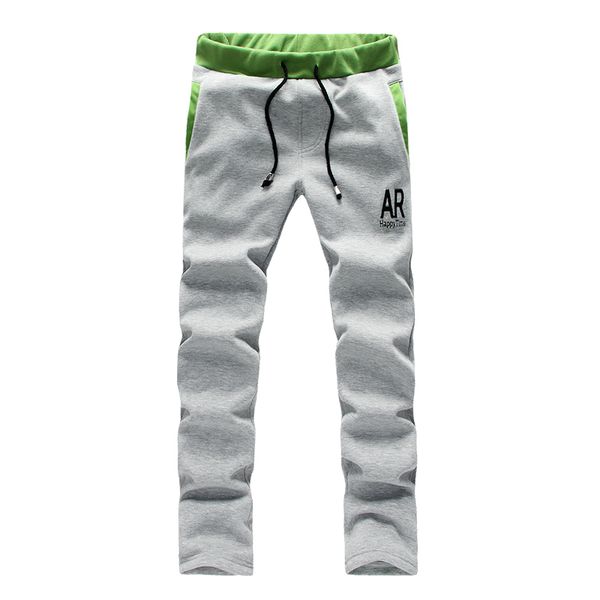 

wholesale-sale fashion solid men pants straight casual joggers sweatpants 5 colors m 3xl 4xl 5xl ck105, Black