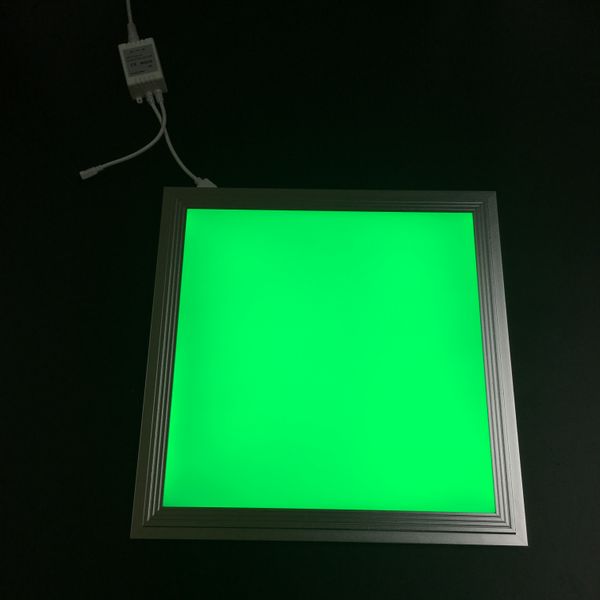 Kostenloser Versand, hochwertige neue Ankunft, 13 W, 450 mm x 450 mm x 12 mm, RGB-Farb-LED-Panel-Licht mit Fernbedienung, Aluminiumlegierung + PMMA-Material