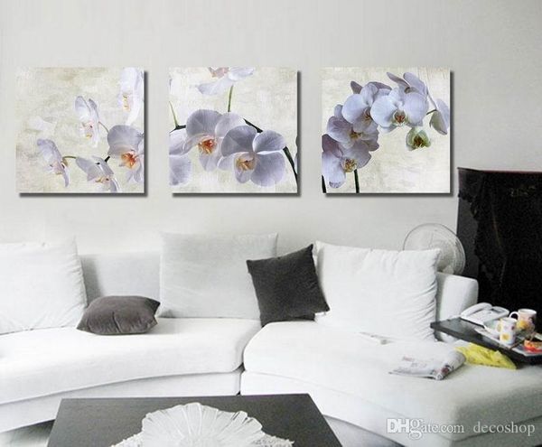 

giclee print canvas wall art butterfly orchid flower contemporary floral picture home decor set30408