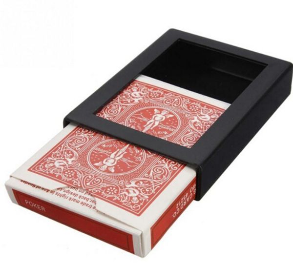 

3шт Удивительная магия Deck Исчезновение Исчезновение Магия Card Case Close Up Magic Trick Box Fun п