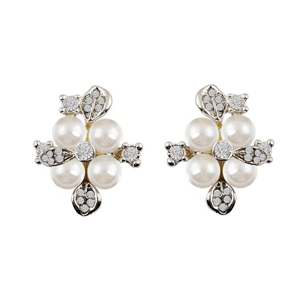 

new lady alloy earrings 100% environmentally friendly materials / plating white k 1pair / lot lot drop shipping, Golden;silver