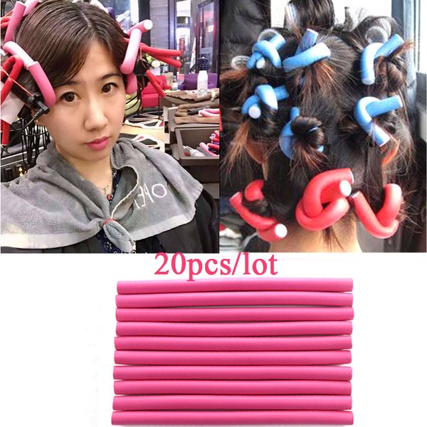 1 5cm Hair Roller Curler Hair Curling Flexi Rods Diy Styling Hair