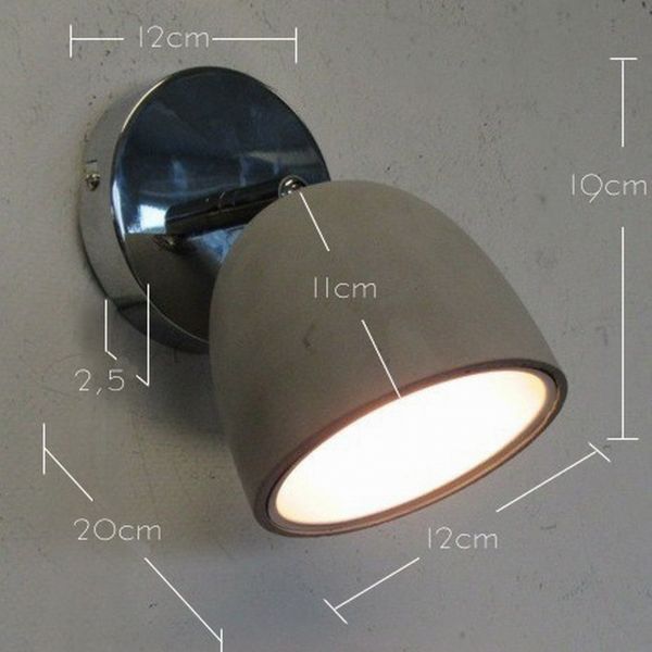 2019 New Design Modern Concrete Shade Led Ceiling Lamp Fixtures Adjustable Head For Bedroom Living Room Halogen Ceiling Lights From Zhoudan5249