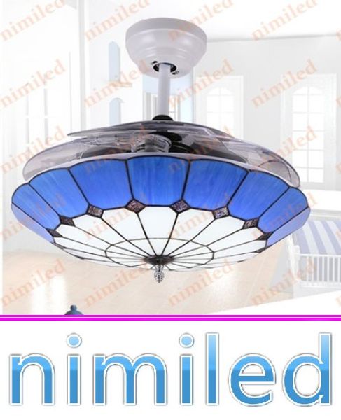2019 Nimi887 36 42 Invisible Mediterranean Ceiling Fan Lights 3