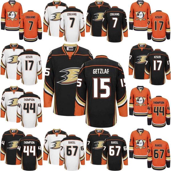 

2017 Anaheim Ducks Hockey Jerseys #15 Ryan Getzlaf #7 Andrew Cogliano #17 Ryan Kesler #67 Rickard Rakell #44 Nate Thompson Men/Youth Jersey
