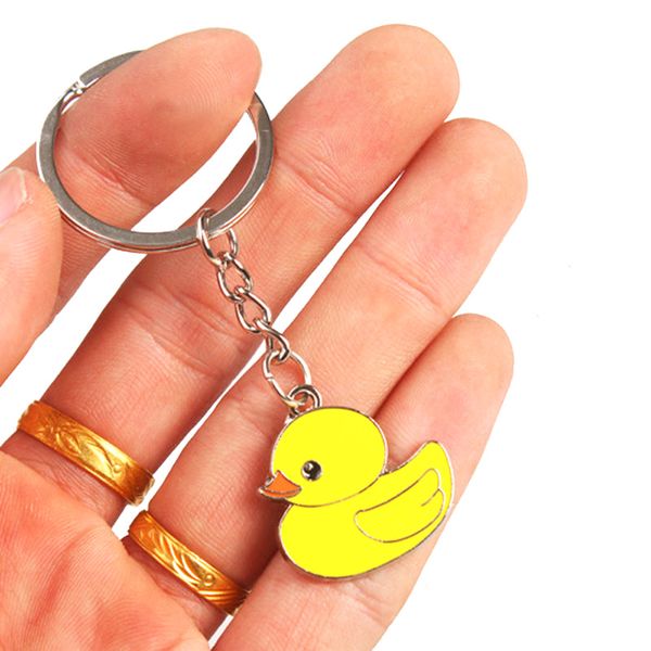 

brand new животных брелок желтый утки key chain ring llaveros mujer key holder аксессуар свадебный подарок chaveiro сувениры, Slivery;golden