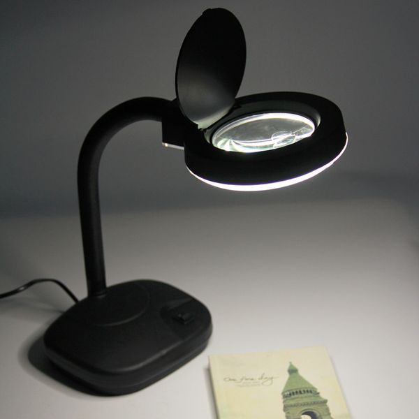 2018 Adjule 5x 10x Tabletop Gooseneck Magnifying Glass Lamp Desk Adjule 5x 10x Tabletop Gooseneck Magnifying Glass Lamp Desk Light Jewelry