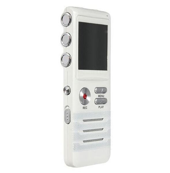 K6 8GB цифровой голосовой рекордер с двойным микрофоном HD, запись премиум-металлического микрофона и диктофона USB MP3 Бесплатные наушники