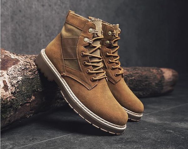 

2017.winter. new pattern. outdoor shoes. military boots. british style. men's shoes. martin boots. work clothes, men boots, Black