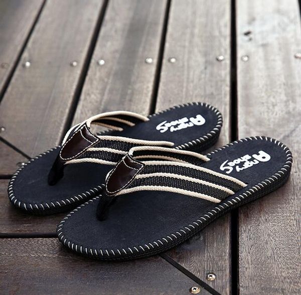 

Summer Men's slippers Men's slippers casual flat sandals with flip flops men's sandals